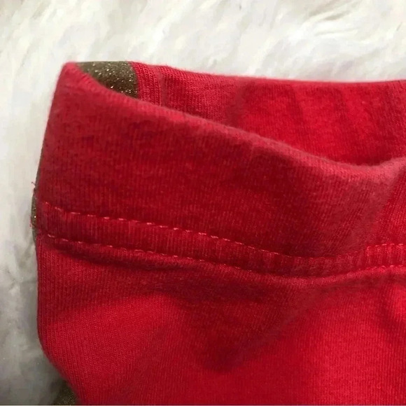 Carter’s Sweatpants Orange-ish  Red Shiny Gold Size 3T - Picture 5 of 16